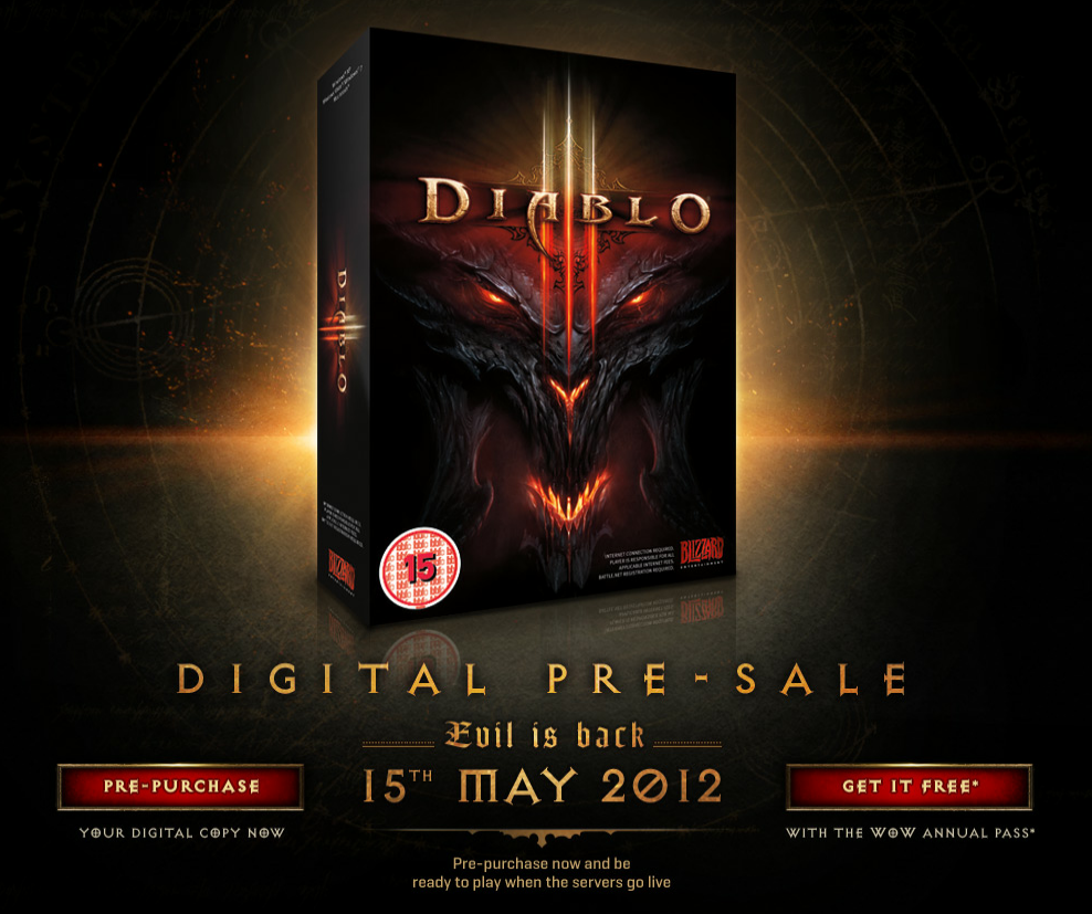 Diablo 3 vychází 15. května 2012! Diablo 3 vychází 15. května 2012!